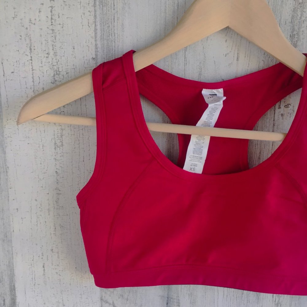 Fabletics Doon SportsBra Racerback Compression Red - Picture 2 of 6